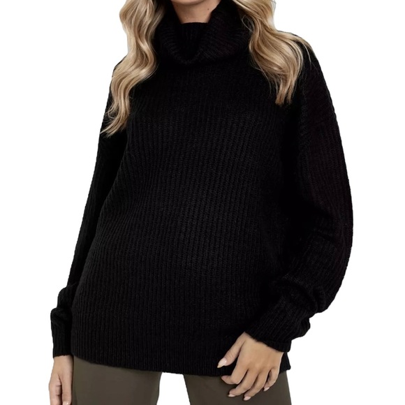 Sweaters - Black Turtle Neck Sweater